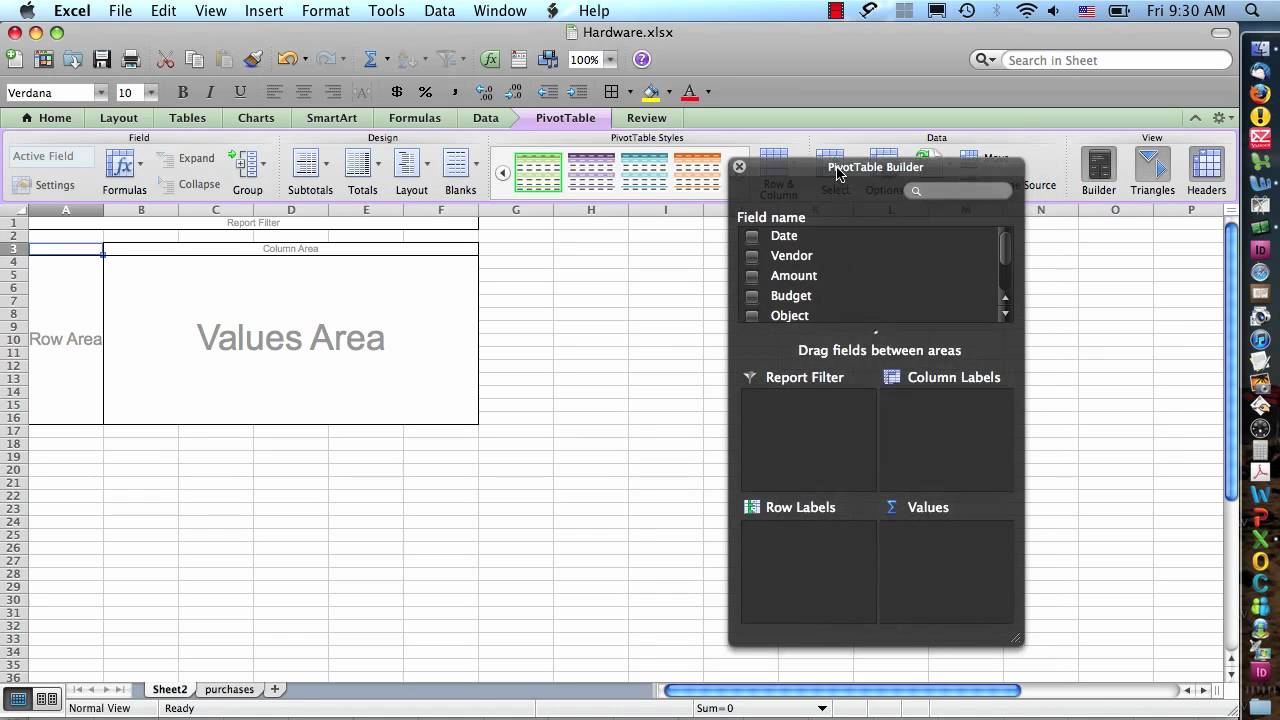 How to create slicers in excel 2010