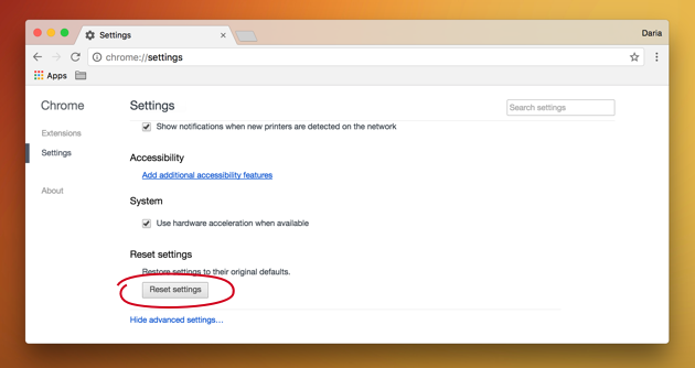 How to update chrome browser